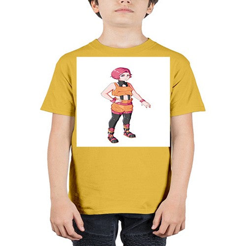 street girl wear orange outfit16# - anime - Youth Tee Unisex
