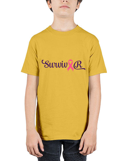 survivor Style 3# - breast cancer - Youth Tee Unisex