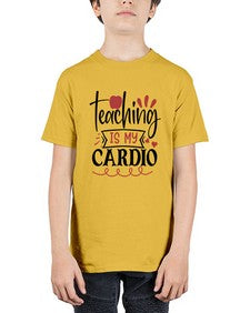 teaching is my cardio Style 401# - teacher - Youth Tee Unisex