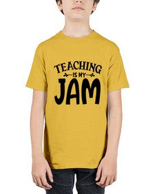 teaching is my jam Style 403# - teacher - Youth Tee Unisex