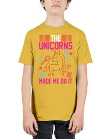 the unicorns made me do it 434# - unicorn - Youth Tee Unisex