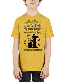 the witch is in the house sign 20# - witch - Youth Tee Unisex