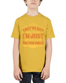 theyve got great parents im just trying to be the fun uncle 619# - parents day - Youth Tee Unisex