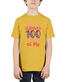 thirdgrade survived one hundred days of me 980# - third grade - Youth Tee Unisex