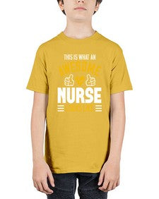 this is what an awesome Style 1548# - nurse - Youth Tee Unisex