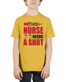 this nurse needs a shot 1559# - nurse - Youth Tee Unisex