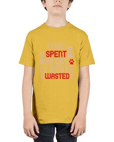 time spend with cat is never wasted Style 121# - cats - Youth Tee Unisex