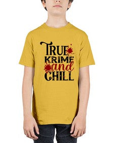 true krime and chill 1189# - true crime - Youth Tee Unisex