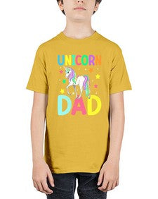 unicorn dad 454# - unicorn - Youth Tee Unisex