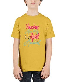 unicorns are my spirit animal 526# - unicorn - Youth Tee Unisex