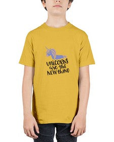 unicorns are the new thing 531# - unicorn - Youth Tee Unisex