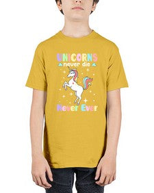 unicorns never die never ever 539# - unicorn - Youth Tee Unisex