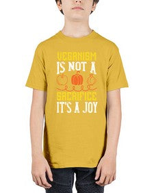 veganism is not a sacrificeits a joy 454# - vegan - Youth Tee Unisex