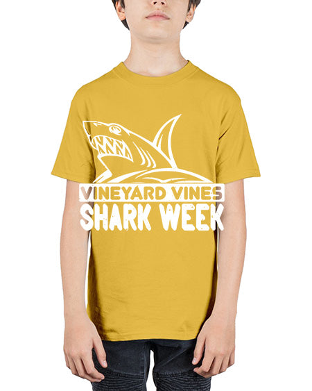 vineyard vines Shark Week Style 8# - shark-fish - Youth Tee Unisex