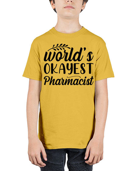 worlds okayest pharmacist 1663# - pharmacist - Youth Tee Unisex