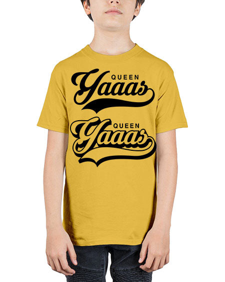 yaaas queen script 6# - black words and phrases - Youth Tee Unisex