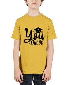 you did it 1017# - graduation - Youth Tee Unisex