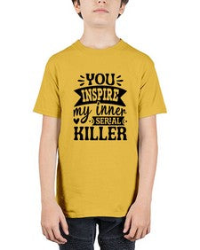 you inspire my inner serial killer 1267# - sassy - Youth Tee Unisex