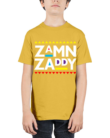 zamn zaddy 1# - black words and phrases - Youth Tee Unisex