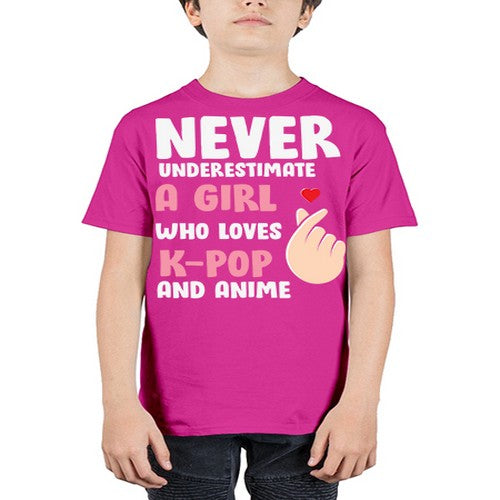 A Girl Who Loves Kpop and Anime 188# - anime - Youth Tee Unisex