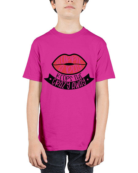 A Lippie A Day Keeps The Crazy Away Style 149# - beauty - fashion - Youth Tee Unisex