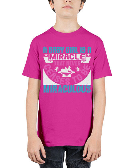 A baby girl is a miracle Style 2# - baby - Youth Tee Unisex