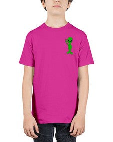 Alien in Pocket Side 3# - ufo - Youth Tee Unisex