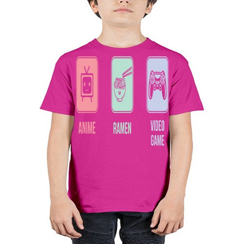 Anime Ramen Video Game Otaku Workout 219# - anime - Youth Tee Unisex