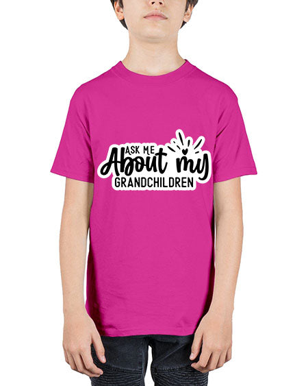 Ask Me About My Grandchildren 271# - baby - Youth Tee Unisex