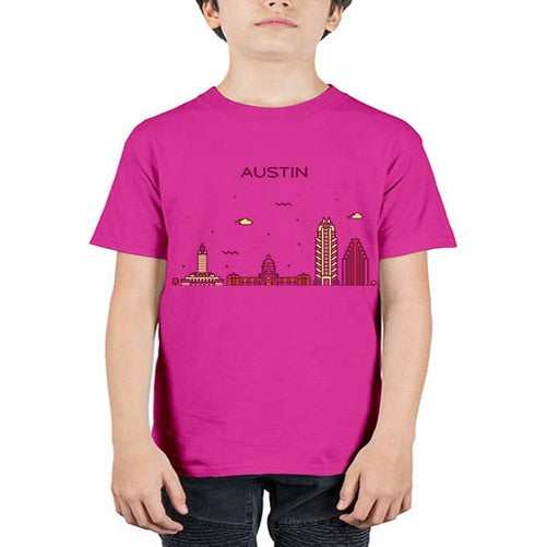 AustinTX 382# - cities - Youth Tee Unisex