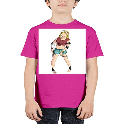 Beautiful girl volley in summer beach 38# - anime - Youth Tee Unisex