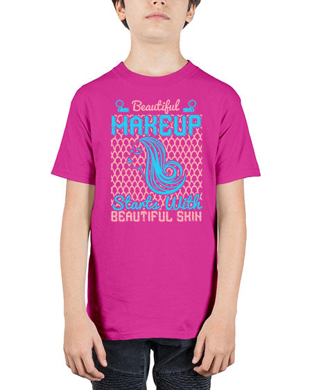 Beautiful makeup starts with beautiful skin Style 172# - beauty - fashion - Youth Tee Unisex