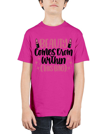 Beauty Comes From Within This Bag Style 138# - beauty - fashion - Youth Tee Unisex