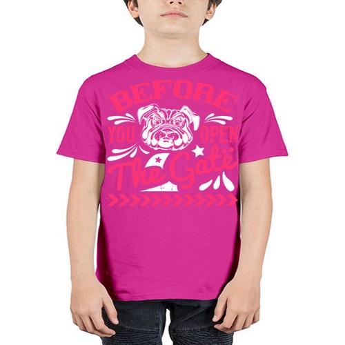 Before You Open The Gate Style 17# - dogs - Youth Tee Unisex