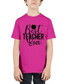 Best Teacher Ever 616# - teacher - Youth Tee Unisex
