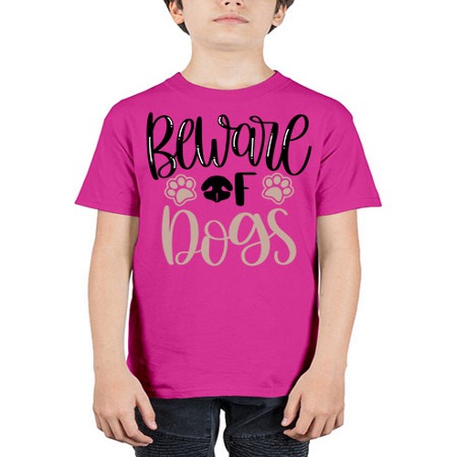 Beware Of Dogs Style 33# - dogs - Youth Tee Unisex