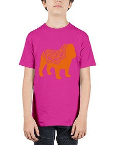 BulldogMandala 281# - mandala - Youth Tee Unisex