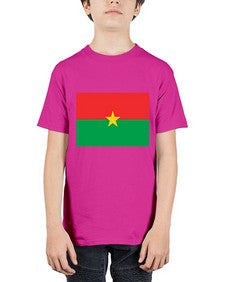 Burkina Faso 522# - world flags - Youth Tee Unisex