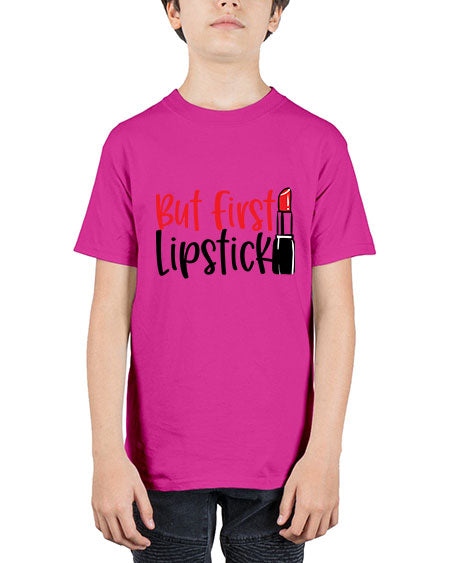 But First Lipstick Style 246# - beauty - fashion - Youth Tee Unisex