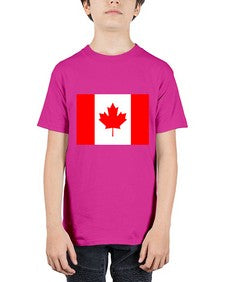 Canada 540# - world flags - Youth Tee Unisex