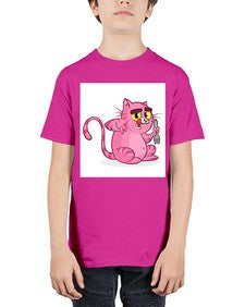 Cat 71# - cartoon animals - Youth Tee Unisex