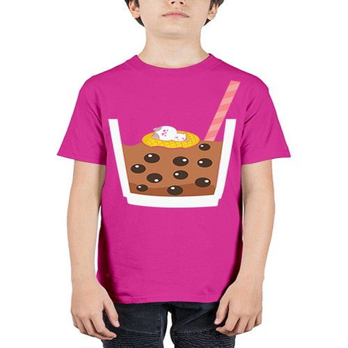 Cat Boba Tea Anime Kawaii Anime 224# - anime - Youth Tee Unisex