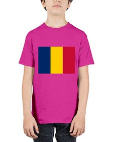 Chad 552# - world flags - Youth Tee Unisex