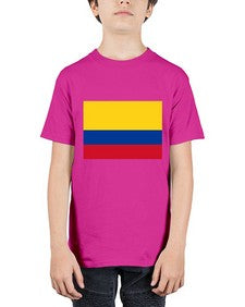 Colombia 596# - world flags - Youth Tee Unisex