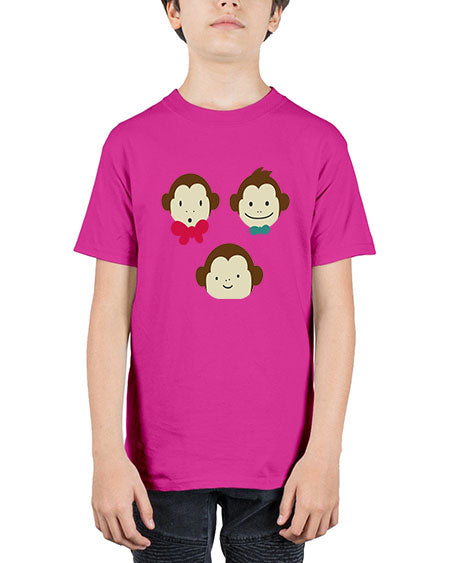 Cute_little_monkeys_5425 - monkey - Youth Tee Unisex