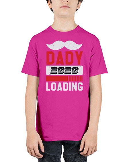 Dady Loading Style 70# - baby shower - Youth Tee Unisex