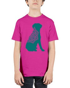 DogMandala 381# - mandala - Youth Tee Unisex