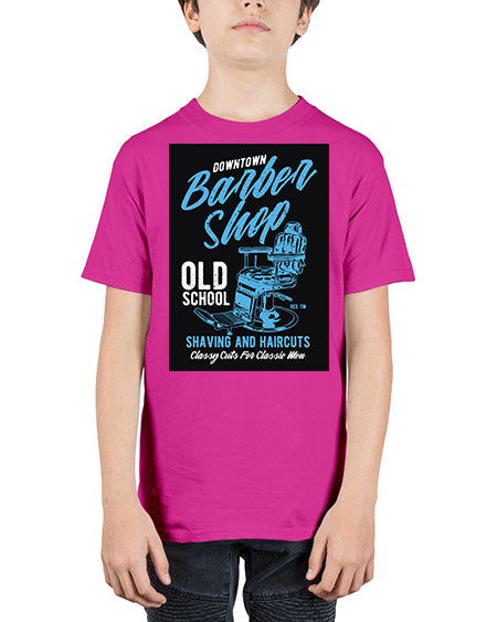 Downtown Barbershop CS729# - barber - Youth Tee Unisex