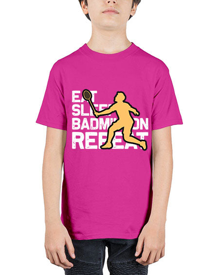 Eat 1286# - badminton - Youth Tee Unisex