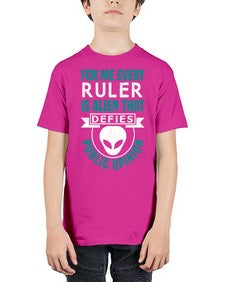 Every ruler is an alien 52# - ufo - Youth Tee Unisex